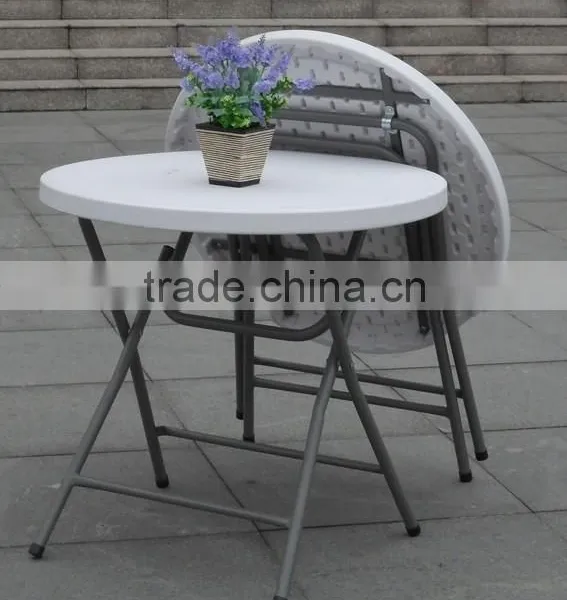 80cm Small Round Plastic Folding Table photo-2