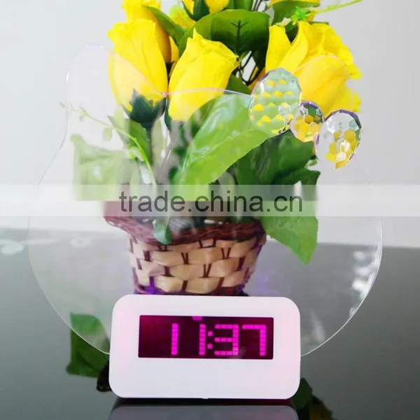 Multi Function Digital Alarm Clock With Board for Leaving a Message photo-3