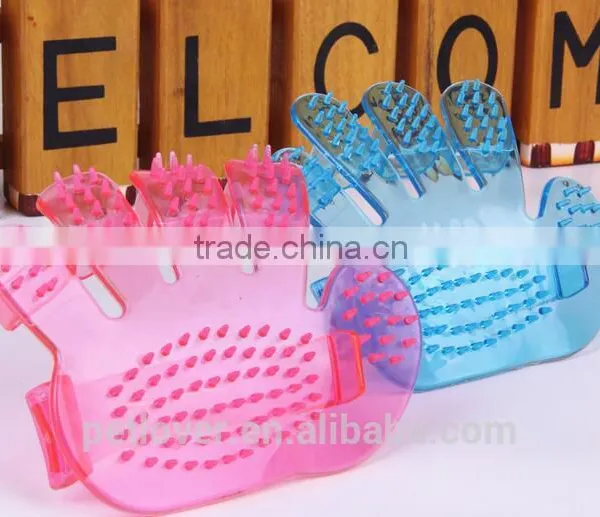 New Pet Bath Comb Hand Shaped Glove Comb