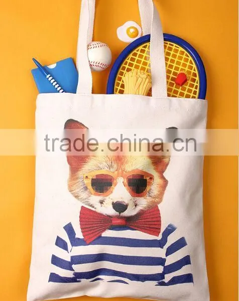 Fashionable Creative Dress Up The Animals Large Shopping Tote Bag photo-5