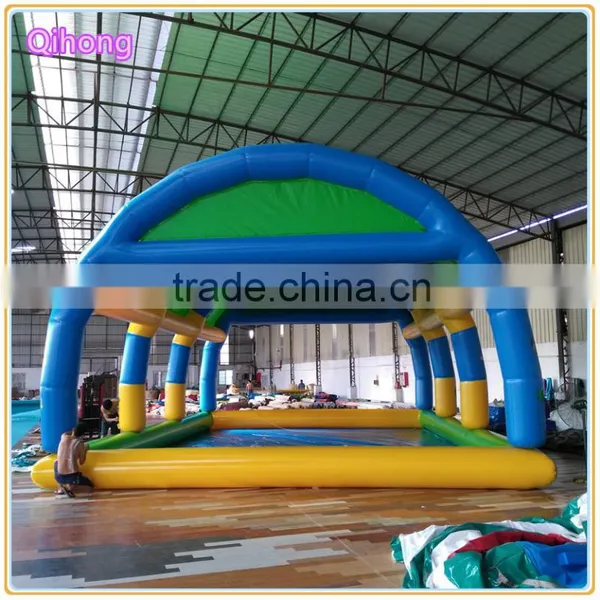 Portable Inflatable Swimming Pool With Tent Covers for Family, Inflatable Water Pool Rental for Adults and Children