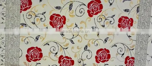 Printed Pvc Soft Tablecloth Small Flowers Design for Daily Use Leather photo-3