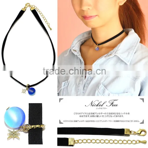 Necklace Jewelry Accesory Galaxy Ball Charm Fancy Chokers Osewaya Japan photo-2