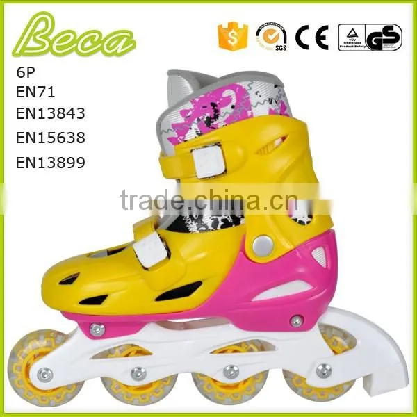 Foshan Factory Sales Pvc Wheel 608 Bearing Blue Kids Roller Skate With Flashing Quality Choice photo-5