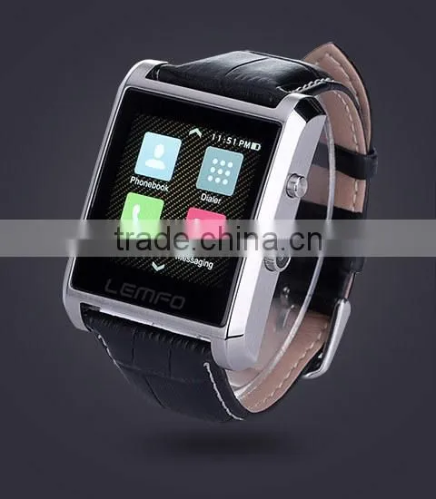 DM08 Smartwatch Luxury Leather IPS Business Wristwatch For Apple IPhone & Samsung Android Phone Luxury Bluetooth Smart Watch photo-6