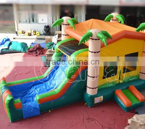 Factory Direct Inflatable Slide,inflatable Combo ,inflatable Jumping Bouncer With Palm Tree Quality Choice photo-2