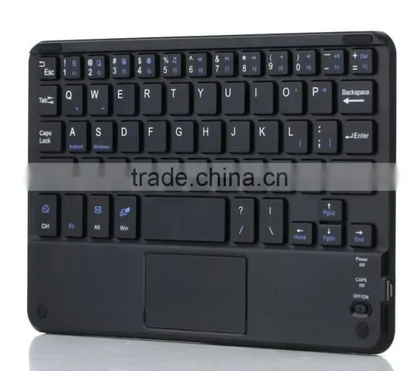 7-10 Inch Tablet pc Universal Bluetooth Keyboard With Leather Case for Android Win8 Dual System With Touch Pad Bluetooth 3.0 photo-3