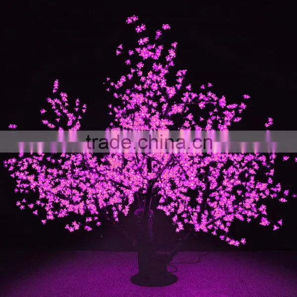 Small Led Cherry Blossom Tree Lights Holiday Ornament Outdoor Lighting photo-3