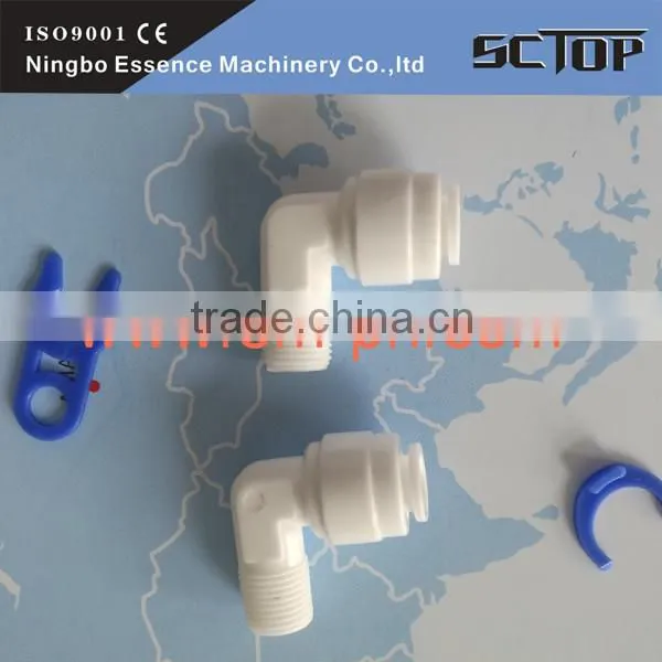 Pneumatic Connector Pneutop China Elbow Type Pneumatic Quick Plastic Tube Fittings photo-2