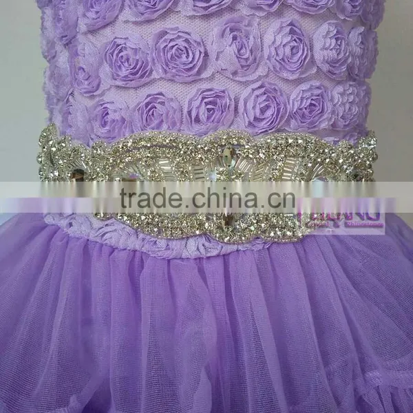 rhinestone applique trim embroidered applique lace wedding belt