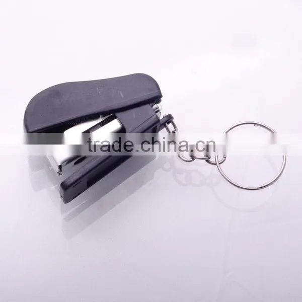 >>>2016 Colorful High Quality Unisex Gift Stapler Keychain Useful Convinient Book Stereo Key Holder/ photo-6