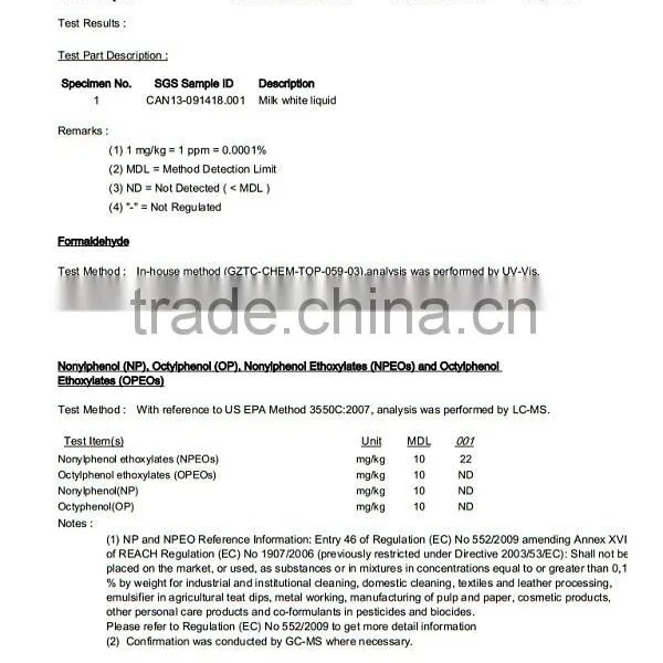 Manufacture,78% Solid Content Pigment Printing Thickener for Cotton Fabric photo-6