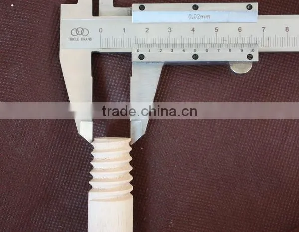 High Quality Natural Wooden Broom Stick photo-4