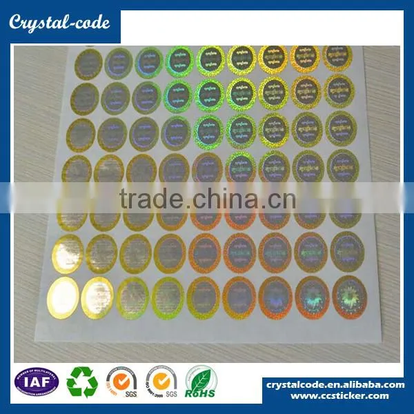 2D /3D Effect Square Non-drying Holographic Film Aluminum Foil Sticker photo-5