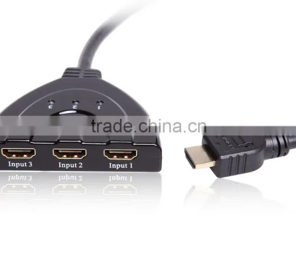 Protech Https 3 Ports Hdmi Switch 3x1 Pigtail Type With 3D Support 1080P V1.3 pa Systems photo-3