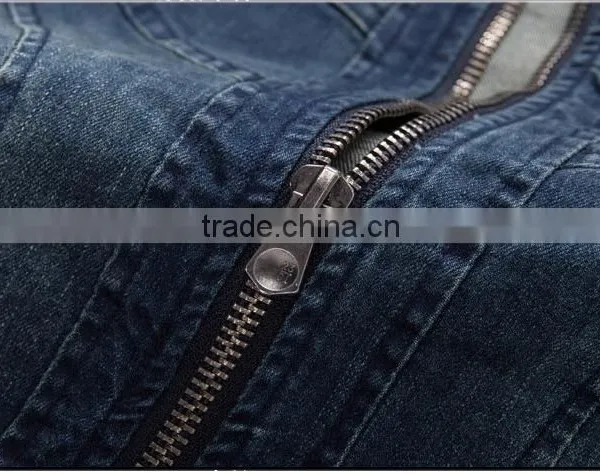 2016 Hot Sale Jeans Wholesale Windbreaker Denim Jacket photo-4