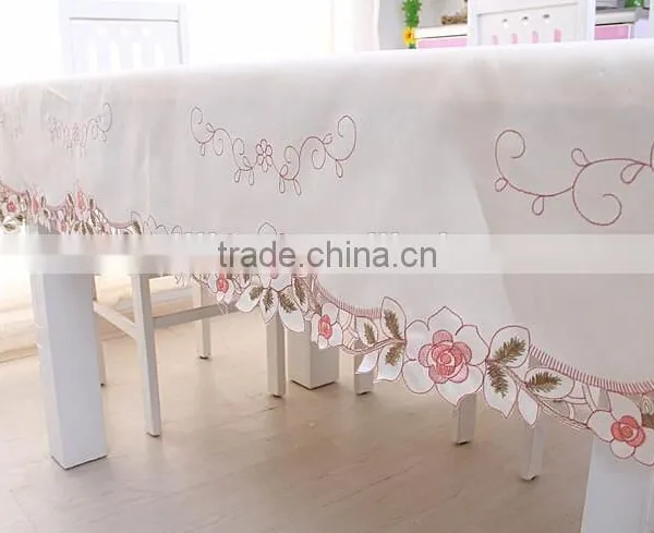 New Design Elegant Handmade Embroidery Cheap Table Cover photo-4