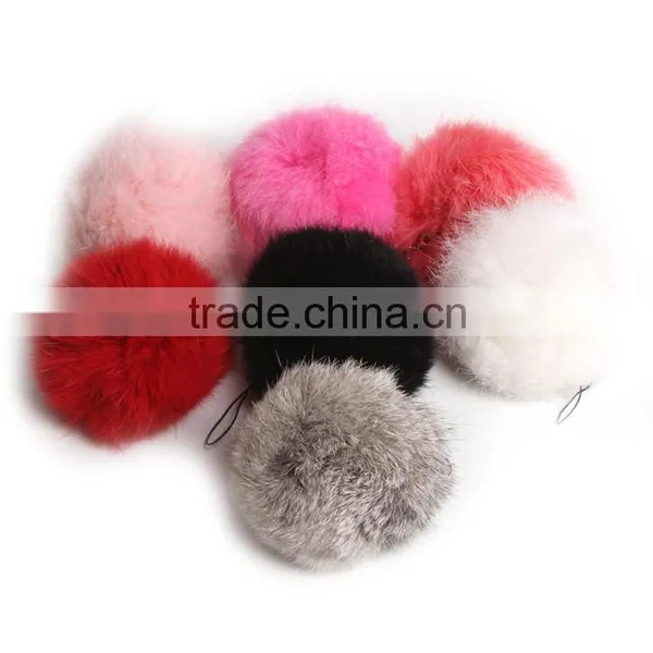 Wholesale Rabbit Fur Ball Keychain With Low Price photo-4