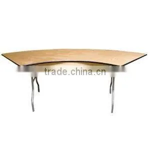 Outdoor Rectangle Wooden Folding Table photo-6