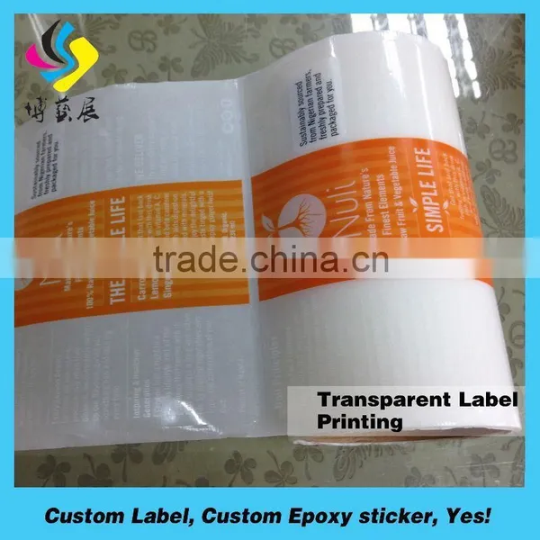 Newest Hot Sale App Art Clear Sticker Semi Gloss photo-5