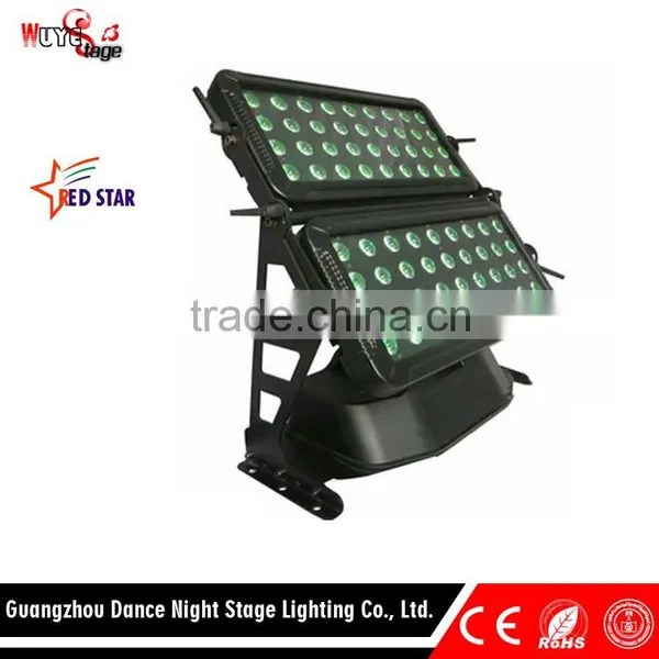 72pcs Full Color LED Spot Light Outdoor Wall Lamps LCD Digital Display Stage Lighting photo-3