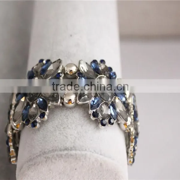 Fashio Jewelry Dat Gold Charm Bracelet, water drop crystal bracelet
