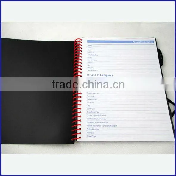 A5 Single Spiral Academic Planner Index Notebook photo-2