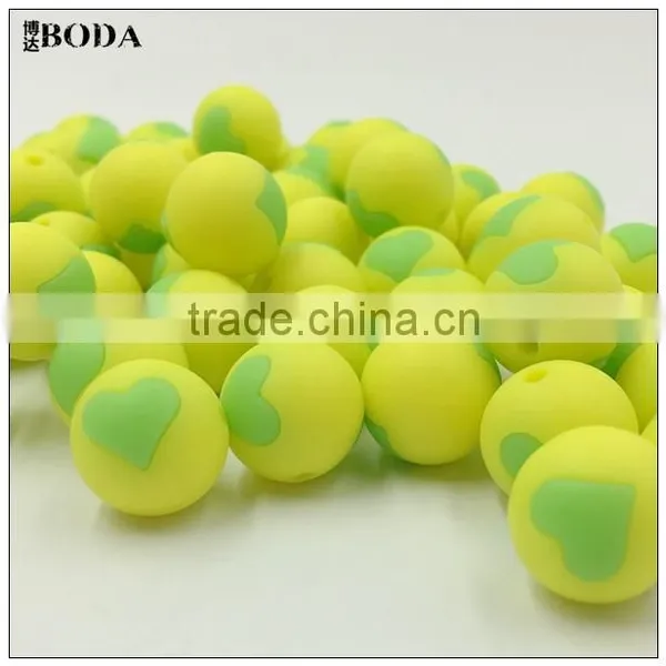 Loose Silicone Beads Star Round Silicone Beads photo-3