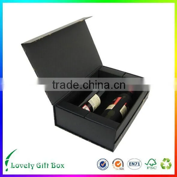 Top Sale High Quality Wine Stopper With Packaging, Promotional Luxury Magnetic Drawer Wine Box photo-4