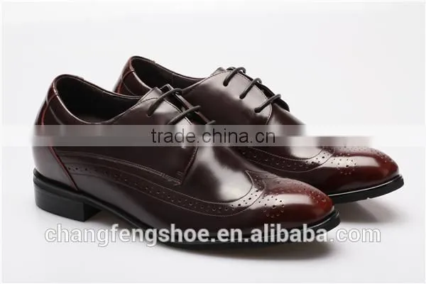 Patent Leather Men Shoes / Retro Brogue Carved Formal Dress Shoes photo-6