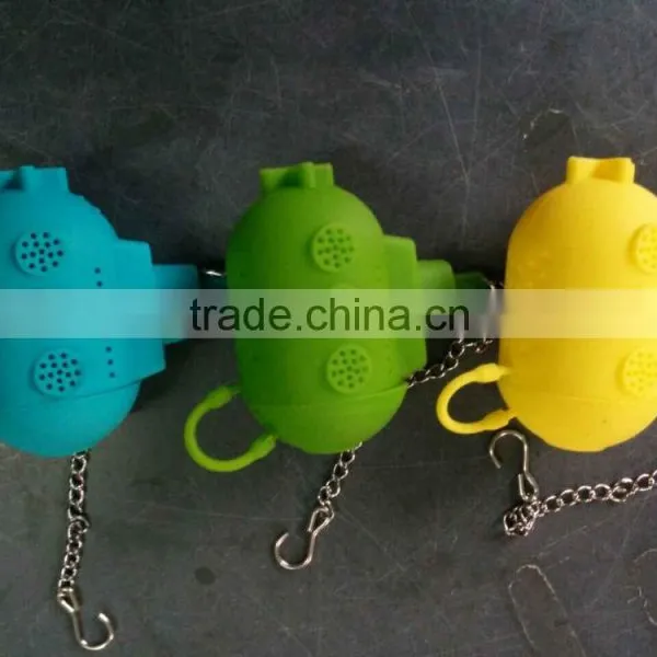Chain Submarine Silicone Tea Strainers photo-5
