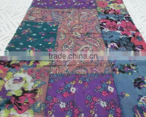 2016 DESIGN 50% SILK 50% WOOL PRINTS STOLE photo-3