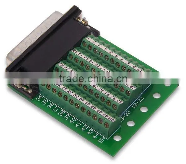 DB44 Slim Breakout Board