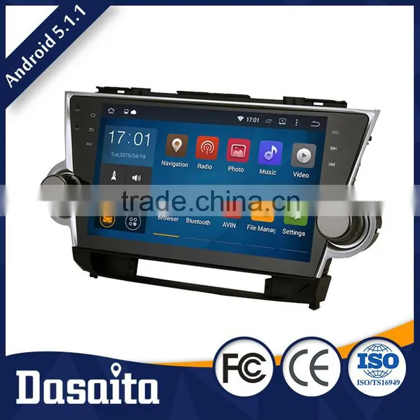 10.2 Inch Car Phone Connection Gps Multimedia Navigator Dvd Price for Toyota Highlander 2009 2012 photo-3