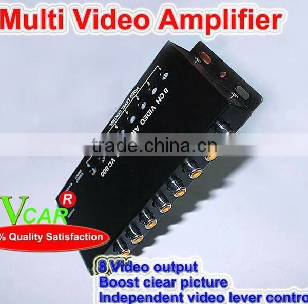 8 way video signal amplifier booster processor