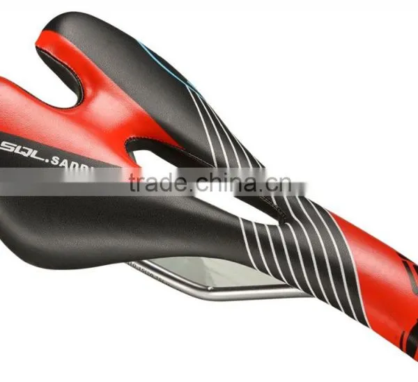 Popular PVC Bicycle Saddle, Bike Seat Post for Road Bike Mountain Bicycle photo-2