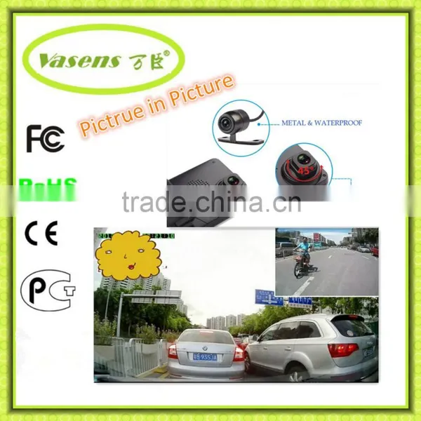 Dual Lens Motion Detection Rearview Mirror Dvr Car Dashcam G-sensor Car Dvr photo-6