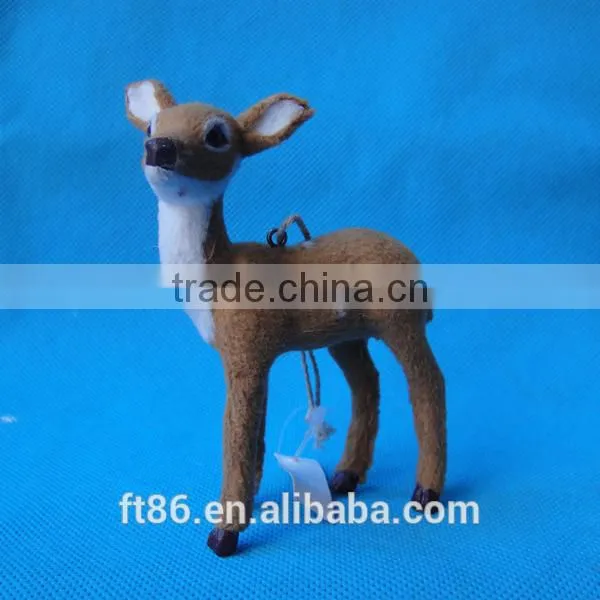 Christmas Decoration Fake Squirrel Plush Animals Tree Decoration photo-5