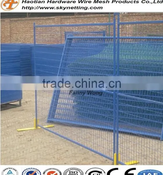 Pipe Frame Colorful Powder Coated Welded Wire Mesh Temporary Fence photo-2