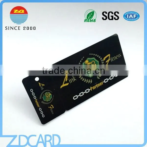 Loyalty PVC Combo Card With Break Off Punched Hole Key Tag photo-6
