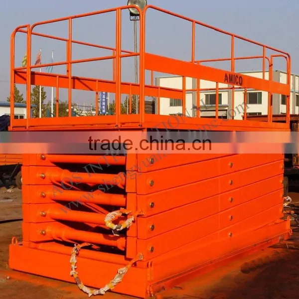 Hydraulic Stationary Scissor Goods Lifter For Warehouse Working photo-5