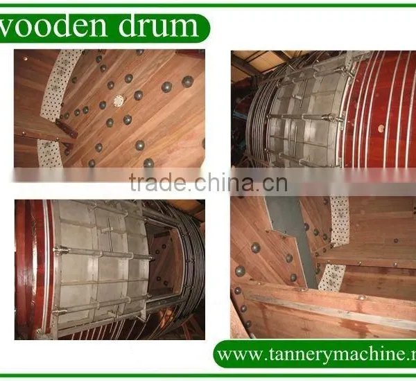 Leather Processing Machinery Wooden Drum for Cable Packaging for Soaking/Liming/Tanning photo-5