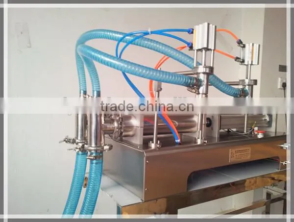 Small Full Pneumatic Double-head Glycerine Filling Machine (semi-auto Liquid Filler, Water Filler ) photo-3