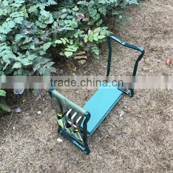 Deluxe Foldable Kneeler Seat and Gardening Tools Kit photo-3