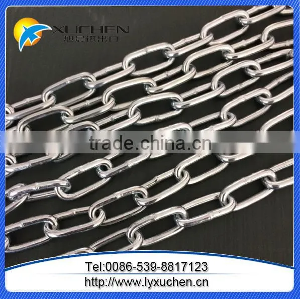 6mm DIN5685 Galvanized Link Chain,Q235 Iron Chain,DIN Welded Chain photo-4