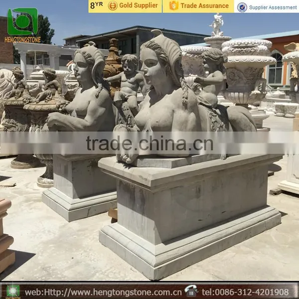 Natural Stone The Sphinx Statue For Sale photo-2