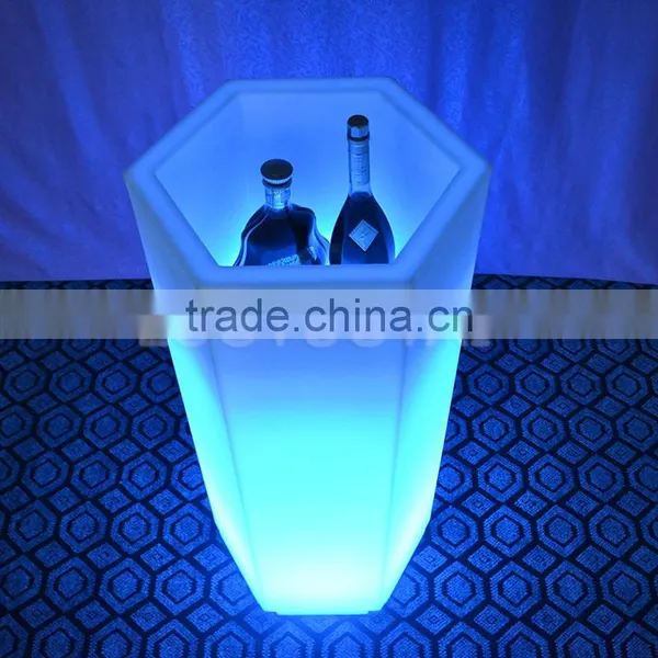 2015 New Cordless Waterproof Rechargeable RGBW Multi Color LED Light up Bar Ice Bucket LTT-SI01 photo-3