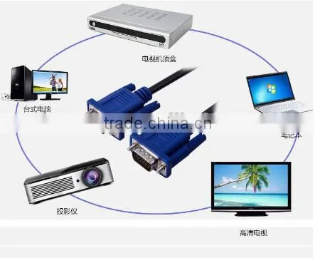 1.5M 3+2 VGA Cable Data Video Connection Line photo-6
