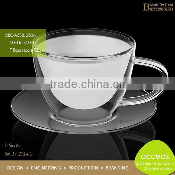 Bulk New Design Drinking Glass Milk Cup Cheap photo-5
