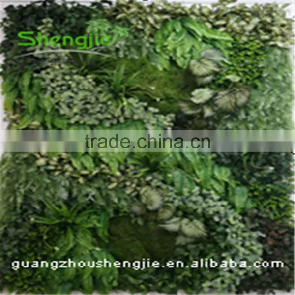 SJLJ013441 Wholesale Cheap Artificial Green Wall / Fake Plastic Grass Wall for Wall Decoration photo-3